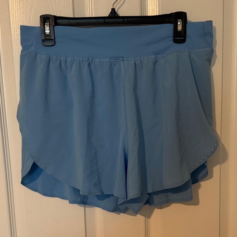 lululemon athletica Fast and Free Reflective Aero Blue Athletic Shorts